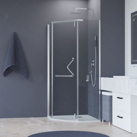 Душевой уголок RGW HO-081 (1000x1000, Матовое-Сатинат), артикул 350608100-21