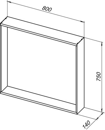 Зеркало Allen Brau Reality 80 1.32018.03 латунь браш, артикул 1.32018.03