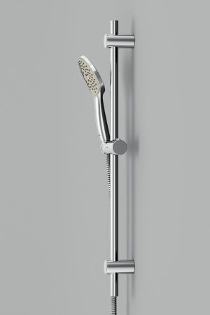 F0190000 Gem душ.комплект: ручн.душ 1 ф-ция d 110 мм, штанга 700, шланг 1 750 мм, хром, шт., артикул F0190000