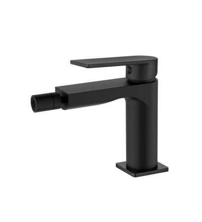 AQG Alpha, однорычажный смеситель для биде без донного клапана, цвет черный матовый, артикул 01ALP200NG
