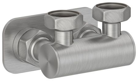 Модуль 2х3/4" угловой EU50 (Сатин) Модуль 2х3/4" угловой EU50 (Сатин)