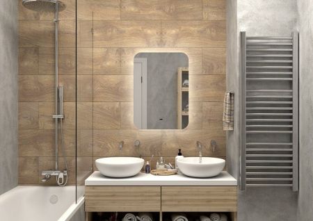 Зеркало с подсветкой ART&MAX Ravenna AM-Rav-500-700-DS-F, артикул AM-Rav-500-700-DS-F