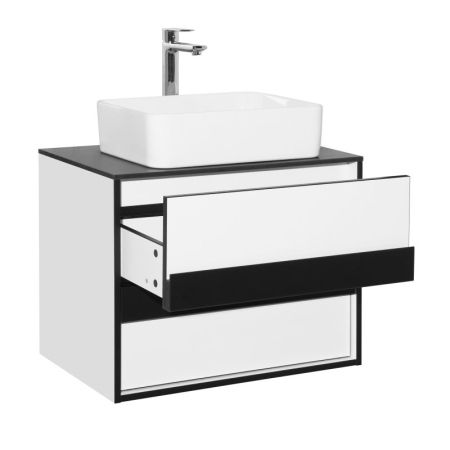 Тумба "Амстердам 70" со столешницей, белый матовый