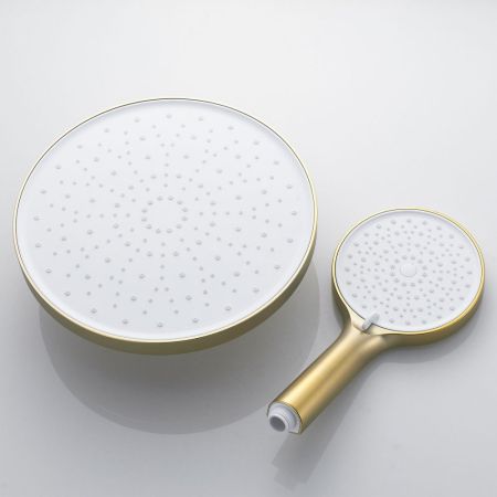 Душевая система Shevanik S4336G, золотой сатин, артикул S4336G