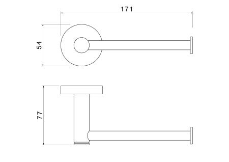 Бумагодержатель AQUATEK, матовый черный AQ4108MB ЕВРОПА Бумагодержатель AQUATEK, матовый черный AQ4108MB ЕВРОПА