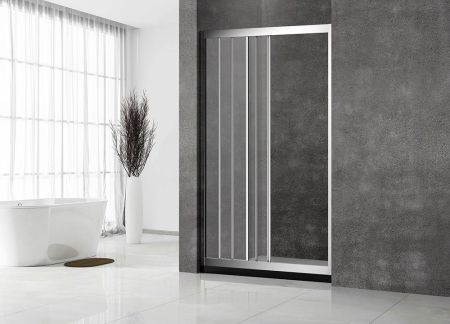 Душевая дверь Veconi Vianno VN-31, 1200х1950, хром, стекло прозрачное, артикул VN31-120-01-C5