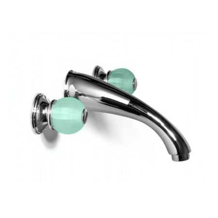 Bongio Rivoli Смеситель встраиваемый для раковины с изливом 190мм, цвет хром/Emerald 07