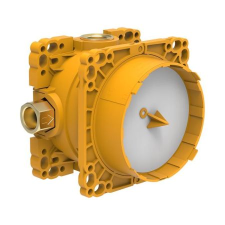 Внутрення часть, Laufen, Simibox Light, стандарт подвода воды-1/2", для скрытого монтажа смесителей для ванны и душа, с запорными клапанами