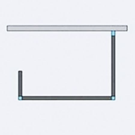 Душевая стенка Radaway Euphoria IV W4 Walk-in 80 фурнитура Хром стекло прозрачное, артикул 383140-01-01