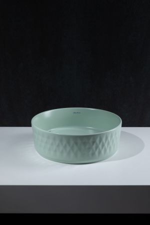 Раковина накладная Allen Brau Fantasy Romb 36 4.11033.MT мятный, артикул 4.11033.MT