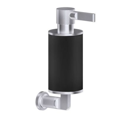 GESSI INCISO Дозатор для жидкого мыла настенный, цвет: черный/finox