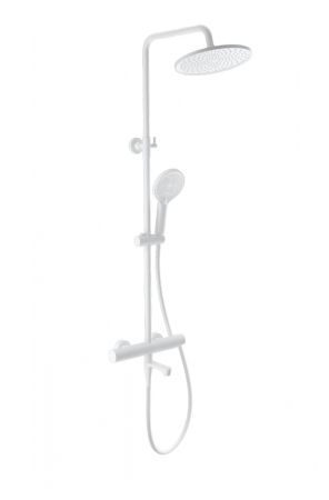 Душевая система с термостатом WONZON & WOGHAND, Белый матовый (WW-B3069-MW), артикул WW-B3069-MW