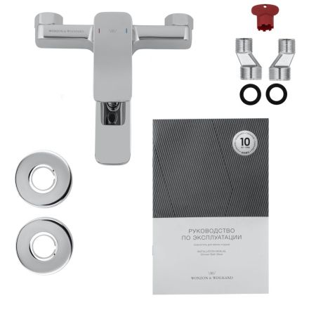 Смеситель для ванны WONZON & WOGHAND ARNIE, Хром (WW-693101-CR), артикул WW-693101-CR