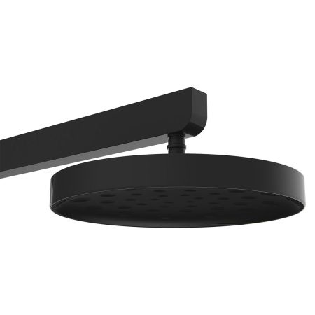 душевые стойки Vincea Душевая стойка Inspire VSFS-3I11MB с изливом, 30см верх душ, черный,, артикул VSFS-3I11MB