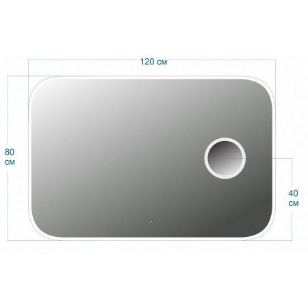 Зеркало Maretti Florenza FL1412080P19EL 120x80 см, артикул FL1412080P19EL