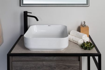 Раковина накладная Aquanet City-1