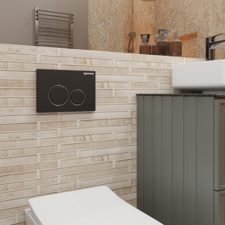 Клавиша для инсталляции CHARUS TM,
Серия: SPAZIO
Материал: Пластик ABS+Хромированные кольца
Тип: Механический
Размер: 245*165*14,5
Цвет: Черный матовый, артикул FP.330.DW.01