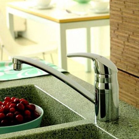 Смеситель для кухни  GROHE EUROECO 32750000 (хром, L-22,6 H-10,9), шт, артикул 32750000