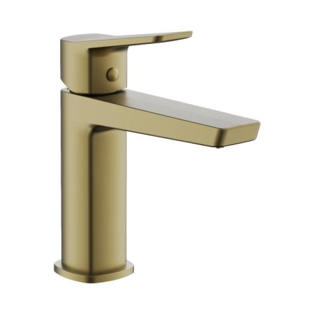 Смеситель для раковины BELZ B10715-5, брашированное золото