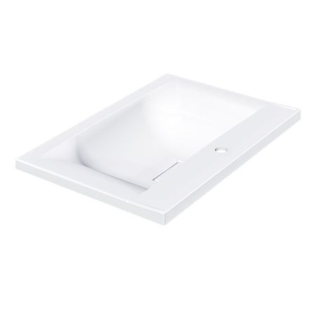 Раковина VCB-3M650W из искусственного камня, цвет белый, артикул VCB-3M650W