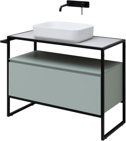 Тумба под раковину Allen Brau Priority 100 1.31003.PWM папирус матовый, артикул 1.31003.PWM