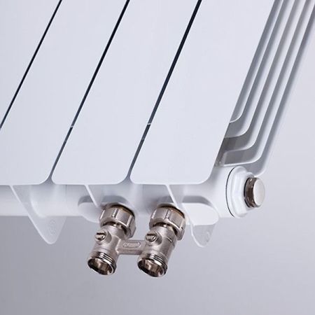 Биметаллический радиатор Rifar Base Ventil 350 R 12 секций с нижним подключением