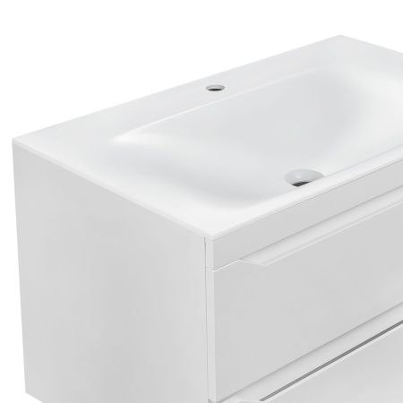 Раковина VCB-1F800W из искусственного камня, цвет белый, артикул VCB-1F800W