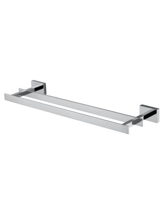 Полотенцедержатель двойной WONZON & WOGHAND FLAT, Хром (WW-9711-45CM), артикул WW-9711-45CM