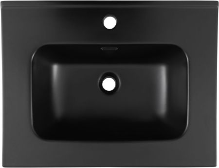 Раковина Aquanet Flat 60 черная матовая