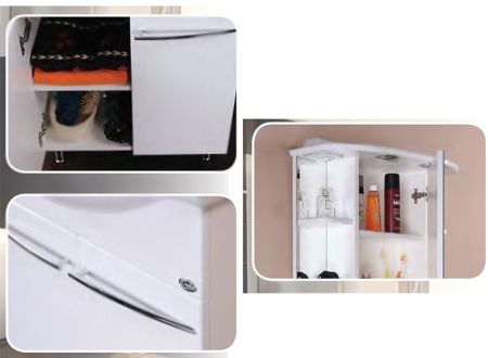 Тумба под раковину Onika Селигер 60 Белая, артикул 106006