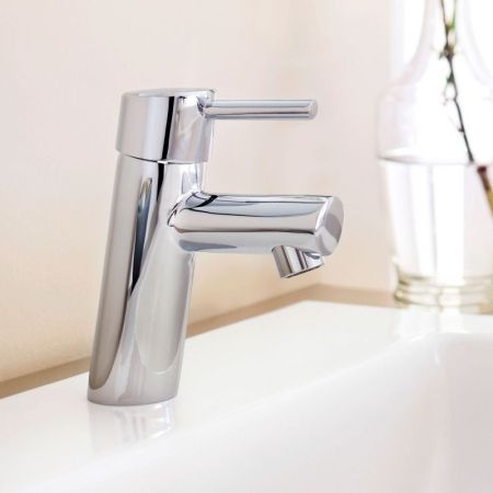 Смеситель для раковины GROHE Concetto с ограничением расхода воды, хром (3224010E), артикул 3224010E
