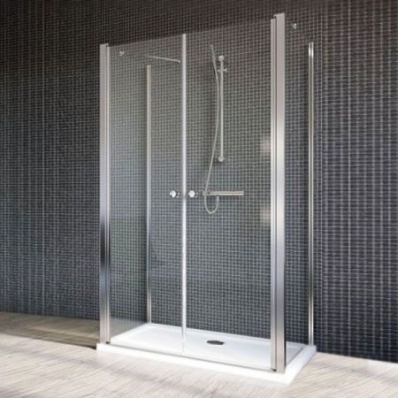 Дверь душевого уголка Radaway Eos II DWD+2S 120 профиль Хром стекло прозрачное, артикул 3799404-01