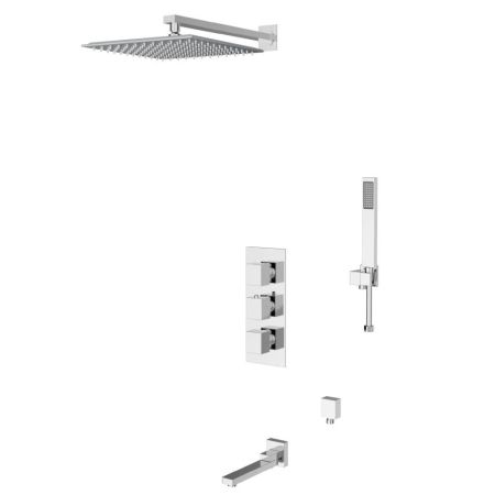 Душевая система D&K встраиваемая термостатическая с изливом Bayern.Liszt (DA2515601A04), артикул DA2515601A04