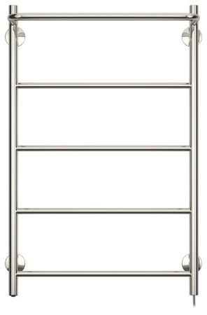 Электрический полотенцесушитель СТИЛЬЕ "Формат 30 П" 800х500 (Полка + 4) П16 (Без покрытия)