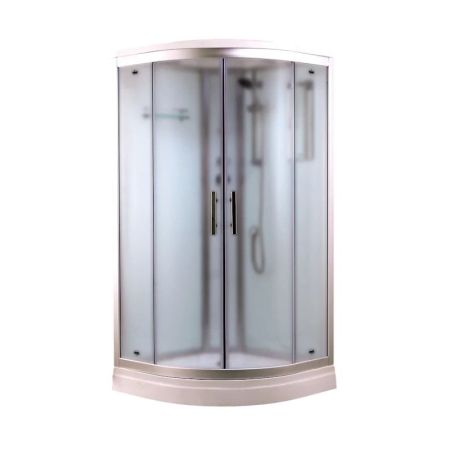 Душевая кабина Timo Standart Silver Fabric T-6609SF, 90x90x220, артикул T-6609SF