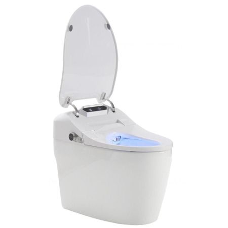 Электронный приставной унитаз-биде  TIMO TE-731, белый, артикул TE-731