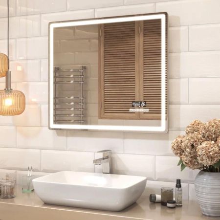 Зеркало VIGO Geometry Media voice 800, артикул 048