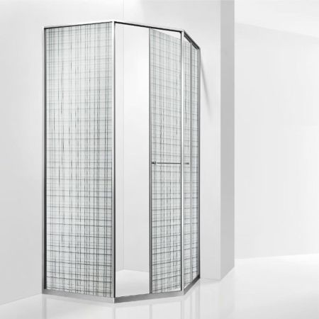 Душевой уголок RGW SV-82 "R" (Черная вуаль, 1000x1000)