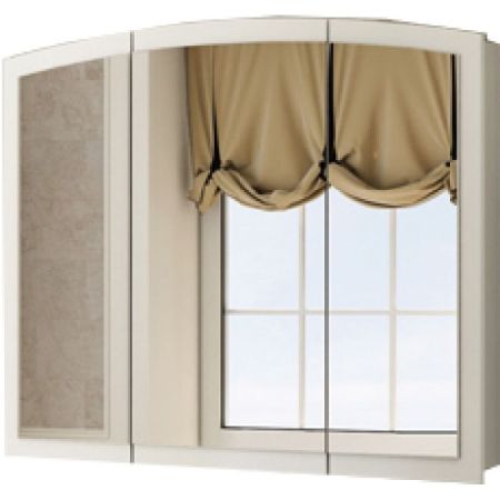 Зеркальный шкаф Comforty Палини 100 4147994 Белый глянец, артикул 4147994