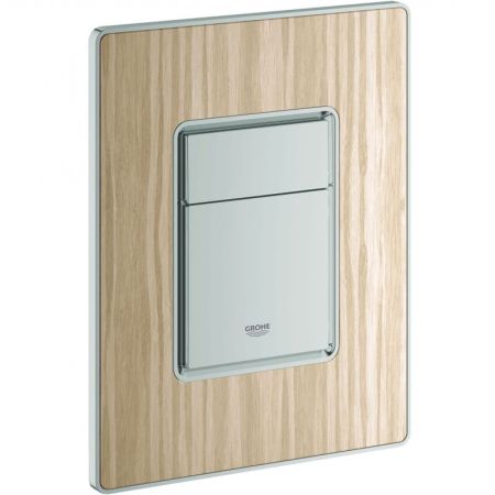 Клавиша смыва Grohe Skate Cosmopolitan Wood 38849HV0 Бамбук Хром