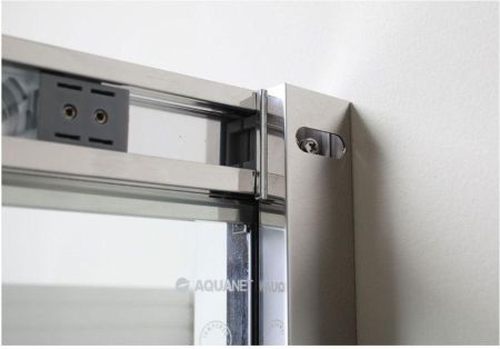 Душевой уголок Aquanet Delta NPE2142 90x90, R550, прозрачное стекло, артикул 00202312