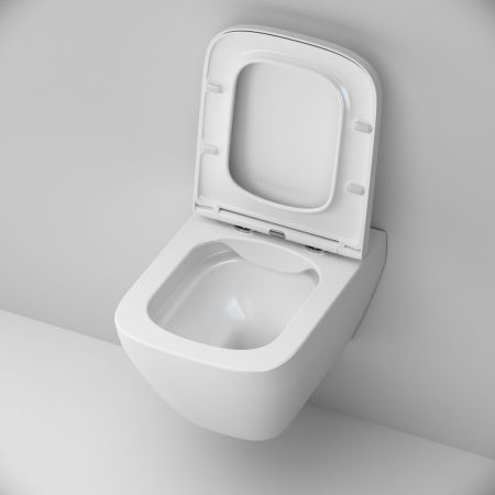 C701701SC Spirit V2.0 Square подвесной унитаз FlashClean с сиденьем микролифт