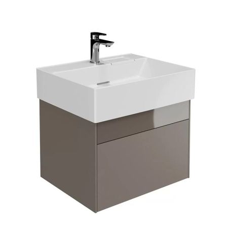 Тумба LOGICA подвесная 2 ящика 60 см, песчаный