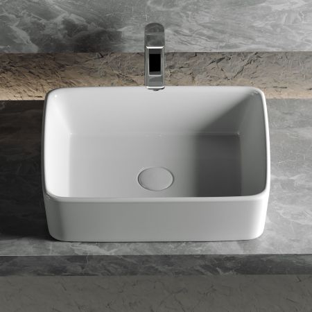 Умывальник чаша накладная прямоугольная Element 480*370*130мм CN6037, артикул CN6037