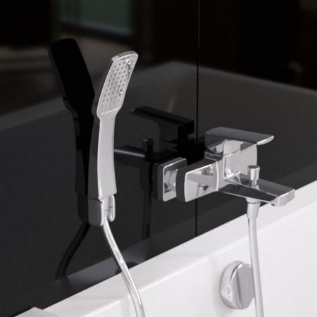 Душевой гарнитур точечный EXCELLENT Point square ARAC.SY.300 (хром), артикул ARAC.SY.300