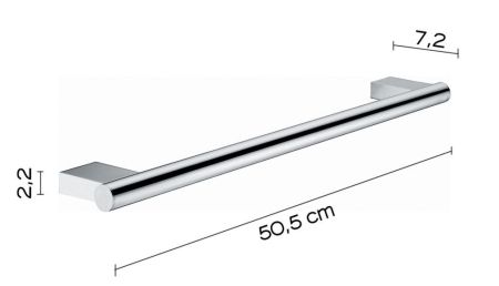 Gedy Canarie, полотенцедержатель, длина 50.5 см, цвет хром, артикул A221/45(13)