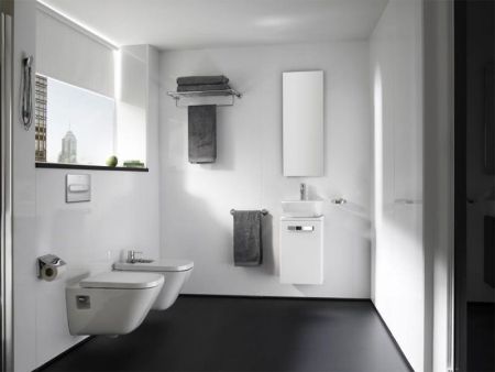 Тумба под раковину ROCA GAP ORIGINAL 44,5 ZRU9302735 (подвесная, белый матовый), шт, артикул ZRU9302735