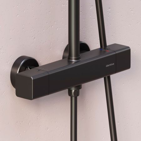 953800300 Gala душевая система с душевым ТМС смесителем, чёрный, артикул 953800300