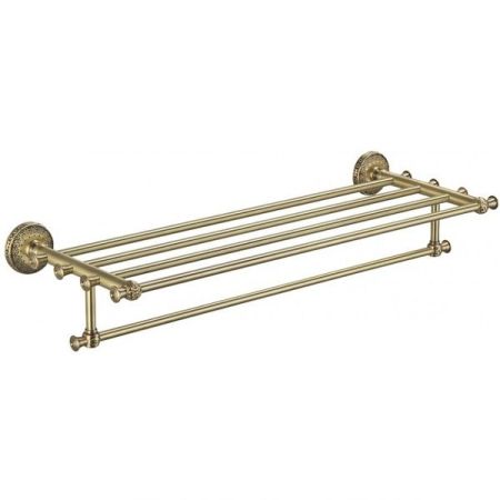 Полка для полотенец ZorG BR AZR 14 BR Бронза, артикул AZR 14 BR