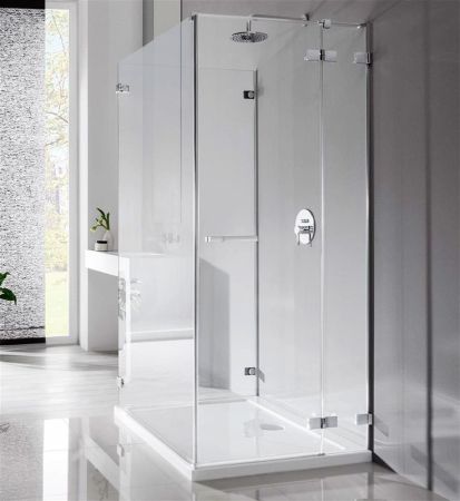 Боковая стенка для душевого уголка Radaway Euphoria S3 100x200 профиль хром, стекло прозрачное, артикул 383036-01